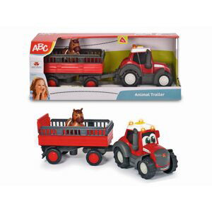 Dickie ABC Traktor Massey Ferguson s přívěsem 30 cm