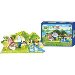 small foot by Legler Small Foot Třívrstvé pěnové 3D puzzle žabí tůňka