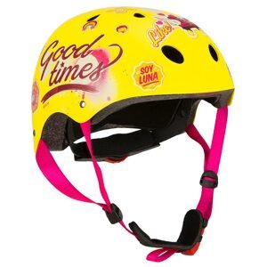 SEVEN Dětská freestyle cyklistická helma Seven Soy Luna žlutá