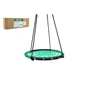 Teddies Houpací kruh zelený 80 cm provazová výplň v krabici 75x26x12cm