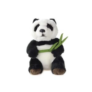 Plyš Panda s listem 18 cm
