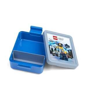 LEGO Storage LEGO City box na svačinu - modrá