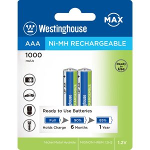 Ni-MH dobíjecí baterie MAX  AAA NiMH 1000mAh 1,2V, blistr 2ks