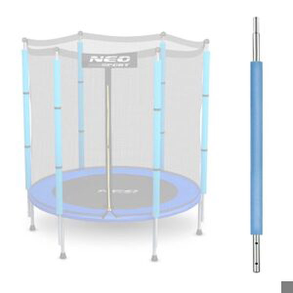 Neo-Sport Spodní sloupek trampolíny s vnější sítí 4,5 ft modrý Neo-Sport