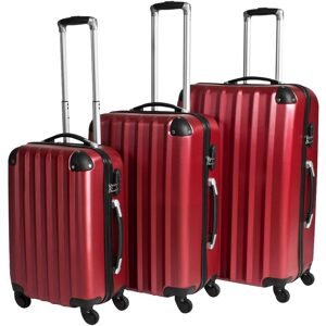 tectake 400718 sada 3 pevných cestovních kufrů
