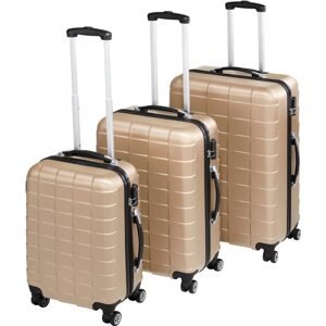 tectake 402669 3 cestovní kufry na kolečkách