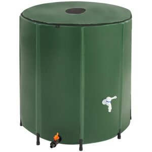 tectake 403507 nádrž na dešťovou vodu - zelená - zelená