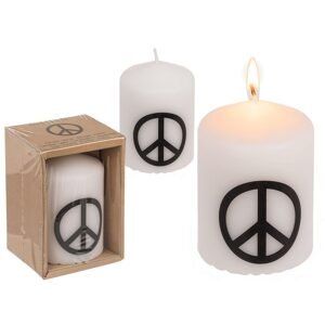 Sloupová svíčka, symbol míru
