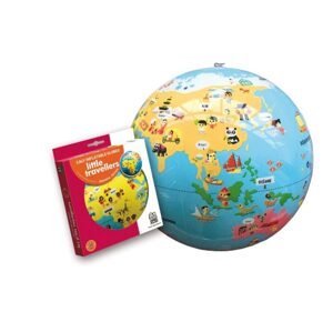 Caly Nafukovací globus 30 cm - Malý cestovatel