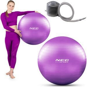 Neo-Sport Míč na cvičení 65 cm NS-951 fialový