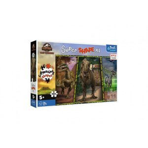 Trefl Puzzle 104 XL Super Shape Barevní dinosauři/Jurassic World 60x40cm v krabici 40x27x6cm