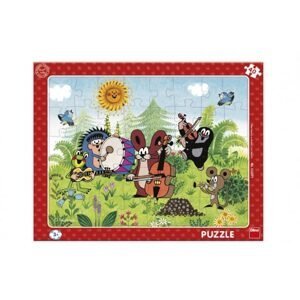 Dino Puzzle deskové Krtek a kapela 29x37cm 40 dílků ve fólii