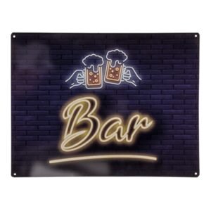 Plechový nápis, Bar