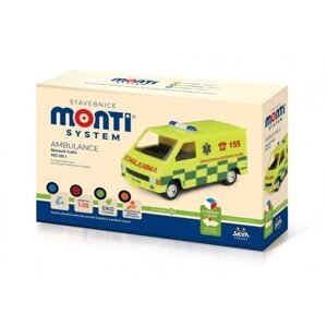 Seva Stavebnice Monti System MS 06.1 Ambulance Renault Trafic 1:35 v krabici 22x15x6cm