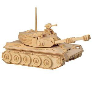 Woodcraft construction kit Woodcraft Dřevěné 3D puzzle tank