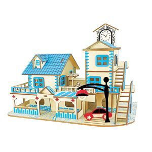 Woodcraft construction kit Woodcraft Dřevěné 3D puzzle Přímořská destinace