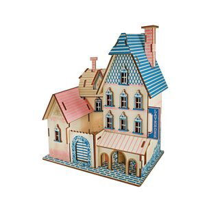 Woodcraft construction kit Woodcraft Dřevěné 3D puzzle Vila PACA