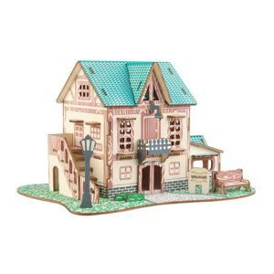 Woodcraft construction kit Woodcraft Dřevěné 3D puzzle Hostinec