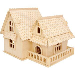 Woodcraft construction kit Woodcraft Dřevěné 3D puzzle Evropská vila A