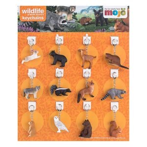 Mojo Displej 36 ks přívěšků na klíče - lesní zvířátka