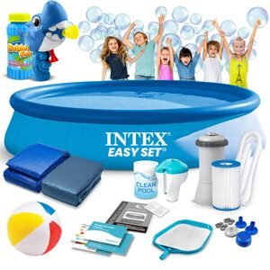 Intex Zahradní rozšiřitelný bazén 366 x 76 cm 15in1 INTEX 28132 + bublinkovač ZDARMA