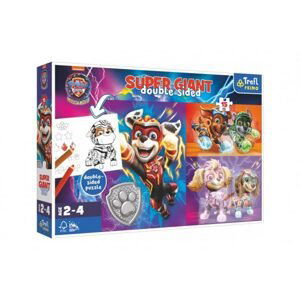 Trefl Puzzle GIANT oboustranné Skvělý tým Tlapkové patroly/Paw patrol 15 dílků v krab. 40x27cm 24m+