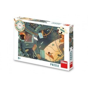 Dino Puzzle Vesmír - Najdi 10 předmětů 47x33cm 300 dílků XL v krabici 27x19x4cm