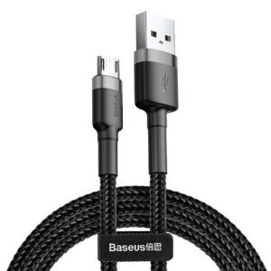 Baseus Kabel Baseus Cafule Micro USB 2,4A 0,5m (šedo-černý)