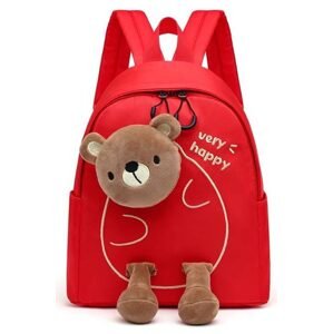 bHome Dětský batoh Medvídek červený