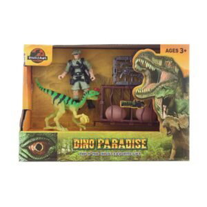 Dinosaurus s vojákem a doplňky