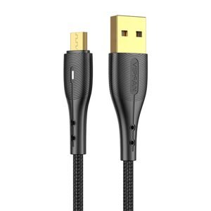 Vipfan Kabel USB-Micro USB Vipfan Nano Gold X07, 3A, 1,2 m (černý)