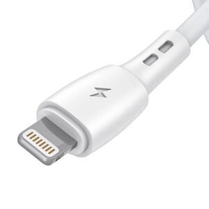 Vipfan Kabel USB-Lightning Vipfan Racing X05, 3A, 2 m (bílý)