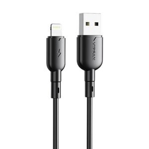 Vipfan Kabel USB-Lightning Vipfan Colorful X11, 3A, 1 m (černý)