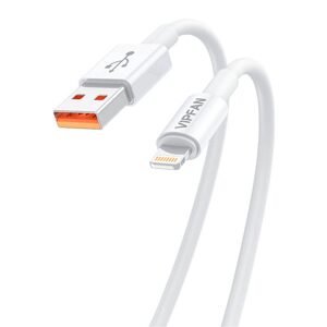 Vipfan Kabel USB-Lightning Vipfan X17, 6A, 1,2 m (bílý)