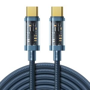 Joyroom Kabel USB-C na USB-C Joyroom S-CC100A12 100W 1,2 m (modrý)