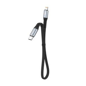 Dudao Kabel USB-C na Lightning Dudao 20W PD 0,23 m (černý)