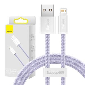 Baseus Kabel USB pro Lightning Baseus řady Dynamic 2, 2,4 A, 1 m (fialový)