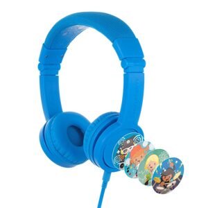 BuddyPhones Drátová sluchátka pro děti Buddyphones Explore Plus (modrá)