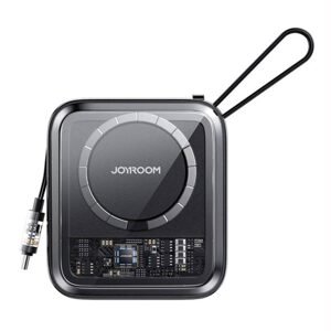 Joyroom Magnetická powerbanka Joyroom JR-L006 Icy 10000mAh, USB C (černá)