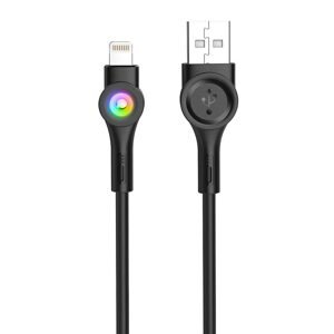 Foneng Kabel Foneng X59 USB-Micro USB, LED, 3A, 1m (černý)