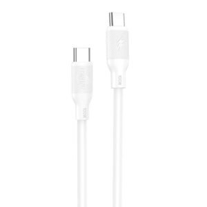 Foneng X80 kabel USB-C na USB-C, 100 W, 1 m (bílý)