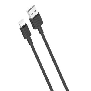 XO Kabel USB na Lightning XO NB156, 2,1 A 1 m (černý)