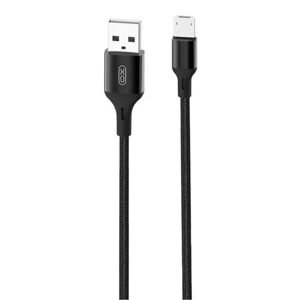XO Kabel USB na Micro USB XO NB143, 1 m (černý)