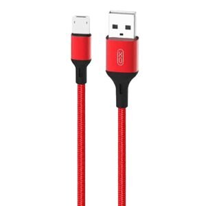 XO Kabel USB na Micro USB XO NB143, 2 m (červený)