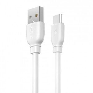 Remax Kabel USB-C Remax Suji Pro, 2,4 A, 1 m (bílý)
