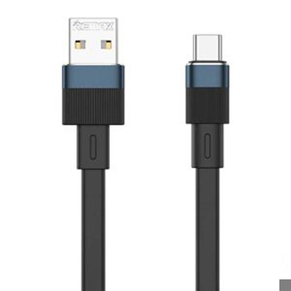 Remax Kabel USB-C Remax proplachovací, 2,4 A, 1 m (černý)