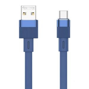 Remax Kabel USB-C Remax Flushing, 2,4 A, 1 m (modrý)