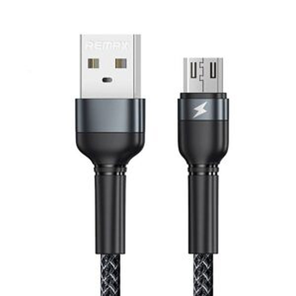 Remax Kabel USB Micro Remax Jany Alloy, 1 m, 2,4 A (černý)