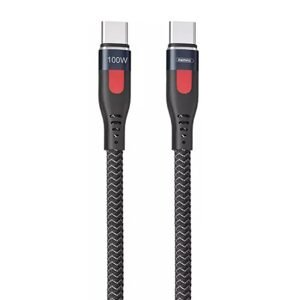 Remax Kabel USB-C do USB-C Remax Lesu Pro, 1 m, 100 W (černý)