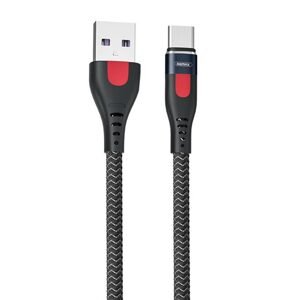 Remax Kabel USB-C Remax Lesu Pro, 1 m, 5A (černý)